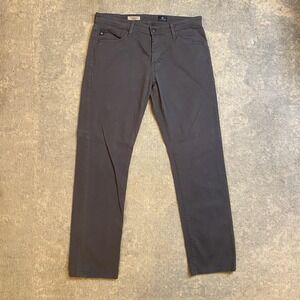 AG Adriano Goldschmied The Graduate Jeans Mens 33x32 Gray Tailored Leg Stretch